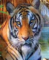 Mindbogglers Artisan 2000-Piece in The Jungle, Deluxe Jigsaws For Adults 38.6 x 30 intricate Puzzles Hobbies Jungle Themed Tiger Jigsaw Puzzles Set