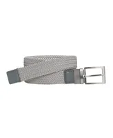 Johnston & Murphy Men's Reversible Woven Stretch Belt