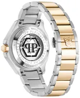 Philipp Plein Men's Automatic Skeleton Spectre Two-Tone Stainless Steel Bracelet Watch 42mm