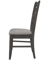 Coaster Home Furnishings Dalila 2-Piece Asian Hardwood Ladder Back Side Chair Set