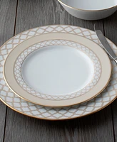 Noritake Eternal Palace Gold Set of 4 Salad Plates, 8-1/4"