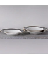 Noritake Blueshire Set of 4 Soup Bowls, Service For 4