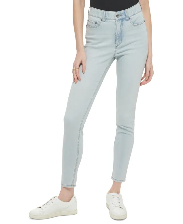 DKNY Jeans Women's Pocket Coated-Denim Skinny Jeans - Macy's