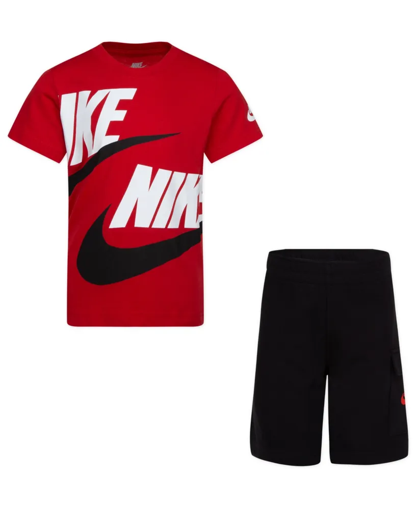 Nike Little Boys T-shirt and Cargo Shorts Set