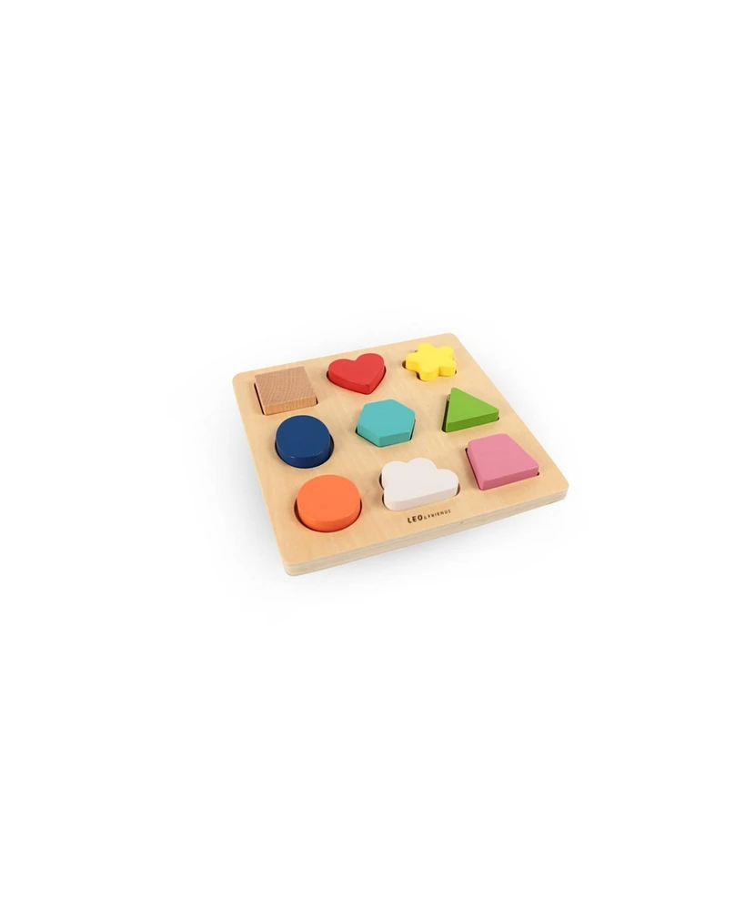 Leo & Friends Color & Shape Sorter Puzzle