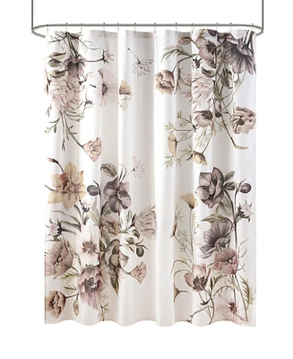 Madison Park Cassandra Printed Cotton Shower Curtain, 72" x 72"
