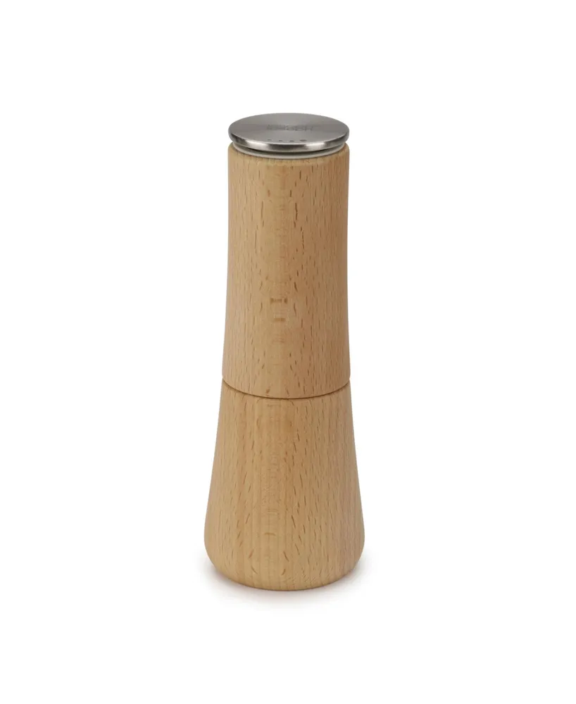 Joseph Joseph Milltop Wood Non-Spill Salt Mill