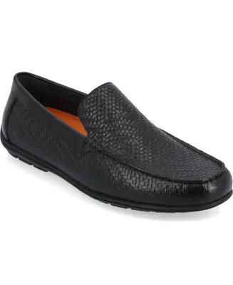 Thomas & Vine Men's Carter Moc Toe Driving Loafer Dress Shoes