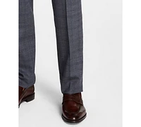 Michael Kors Men's Plaid Classic-Fit Wool-Blend Stretch Suit Separate Pants