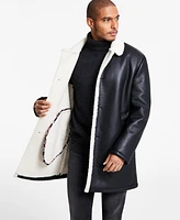 Ben Sherman Men's Shearling Classic Fit Overcoats