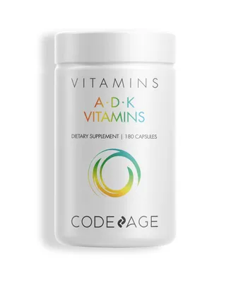Codeage Vitamin A D K, Vitamin D3 K2, Multivitamins A, K1, Mk 4 & Mk 7