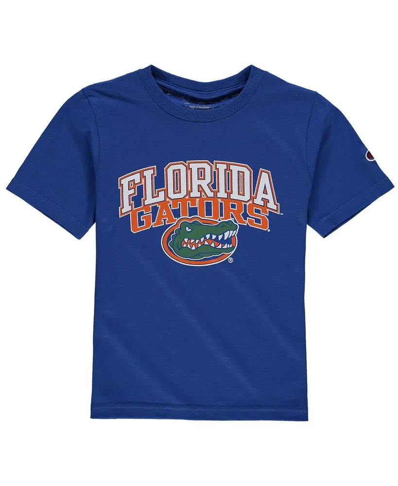 Big Boys and Girls Champion Royal Florida Gators Jersey T-shirt