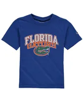 Big Boys and Girls Champion Royal Florida Gators Jersey T-shirt