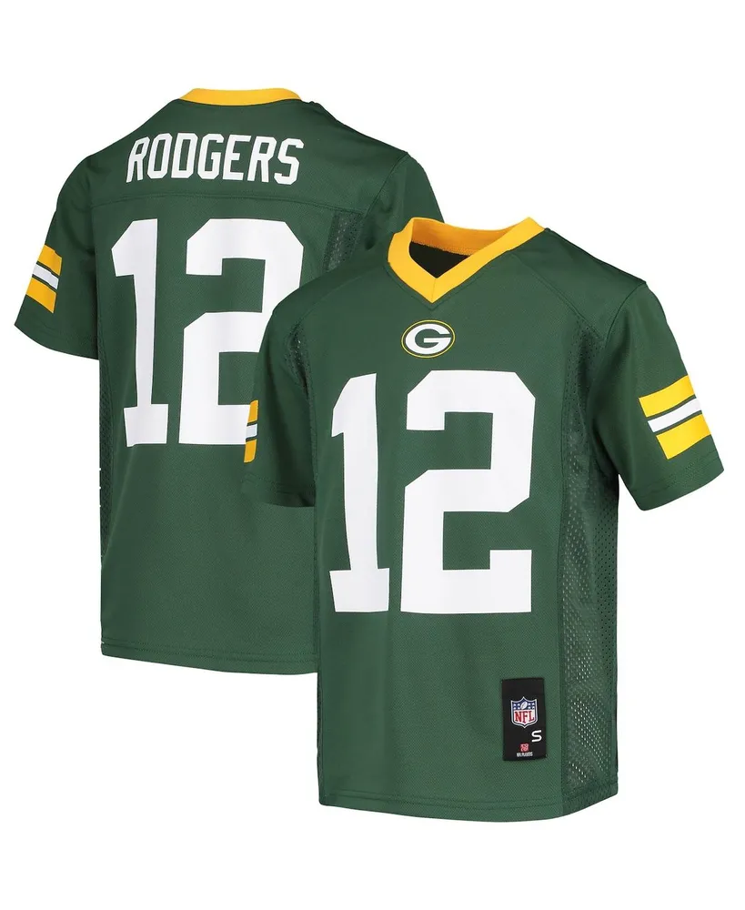 Big Boys Aaron Rodgers Green Green Bay Packers Replica Player Jersey