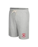 Men's Colosseum Heather Gray Nebraska Huskers Love To Hear This Terry Shorts