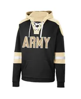 Men's Colosseum Army Black Knights Lace-Up 4.0 Pullover Hoodie