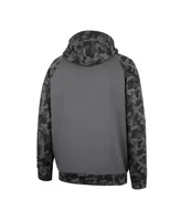 Men's Colosseum Charcoal Texas A&M Aggies Oht Military-Inspired Appreciation Camo Stack Raglan Pullover Hoodie