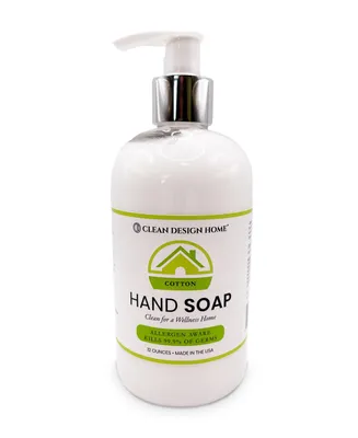 Clean Design Home Cotton Hand Soap, 12 oz