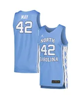 Men's Jordan #42 Carolina Blue North Tar Heels Replica Basketball Player Jersey