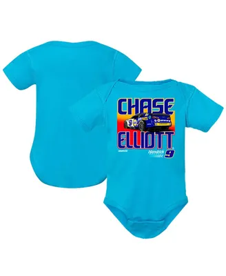Infant Boys and Girls Hendrick Motorsports Team Collection Turquoise Chase Elliott Bodysuit