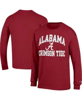 Men's Champion Crimson Alabama Crimson Tide High Motor Long Sleeve T-shirt