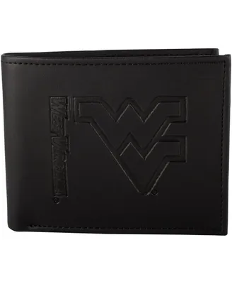 Men's Black West Virginia Mountaineers Hybrid Bi-Fold Wallet