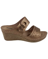 Gc Shoes Women's Theresa Comfort Wedge Sandals