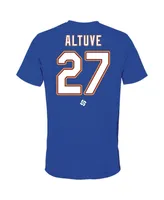 Men's Legends Jose Altuve Royal Venezuela Baseball 2023 World Classic Name and Number T-shirt