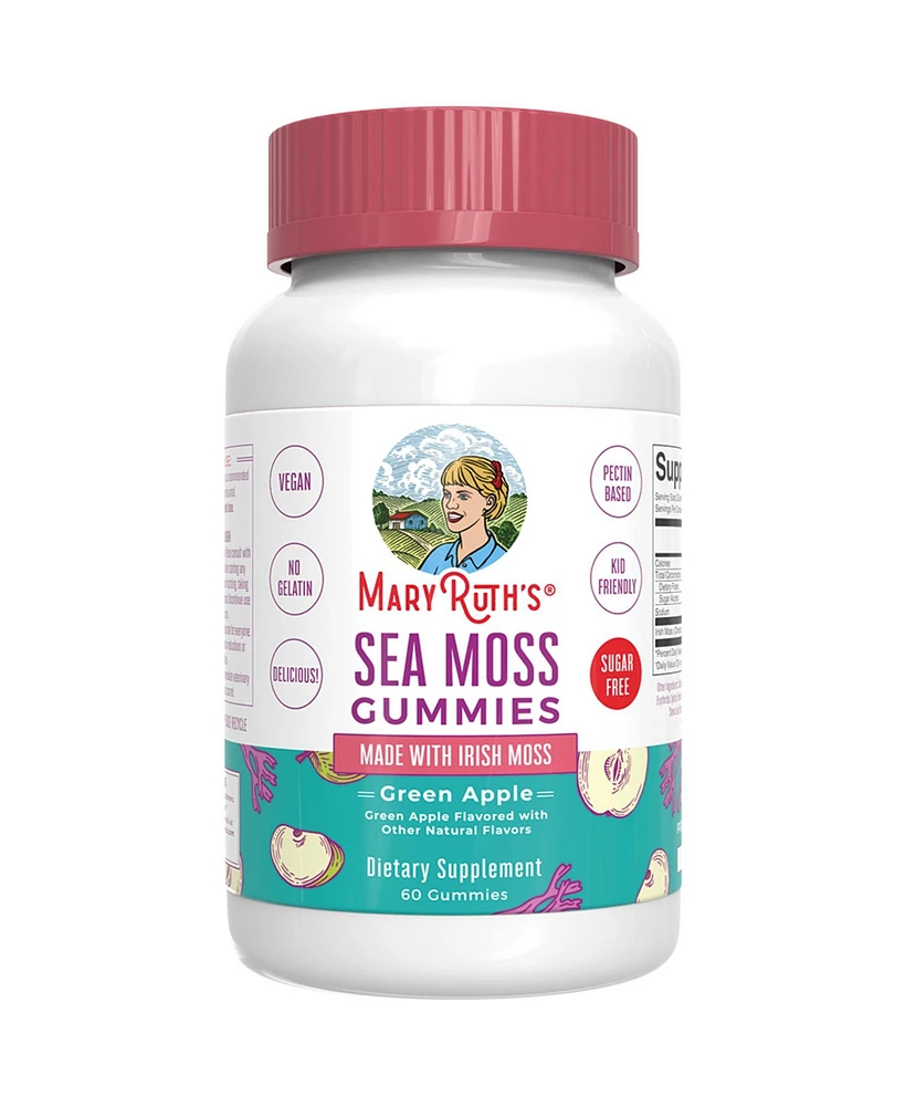 MaryRuth's Sea Moss Gummies Green Apple