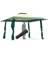 13'x13' Gazebo Canopy Shelter Awning Tent Patio Garden