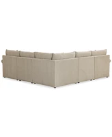 Wrenley 102" 5-Pc. L-Shape Modular Sectional Sofa, Created for Macy's