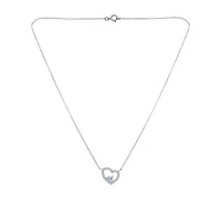 Giani Bernini Cubic Zirconia Heart Pendant Necklace, 16", Created for Macy's