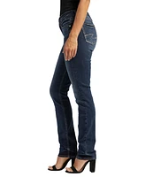 Silver Jeans Co. Suki Curvy Mid Rise Straight-Leg