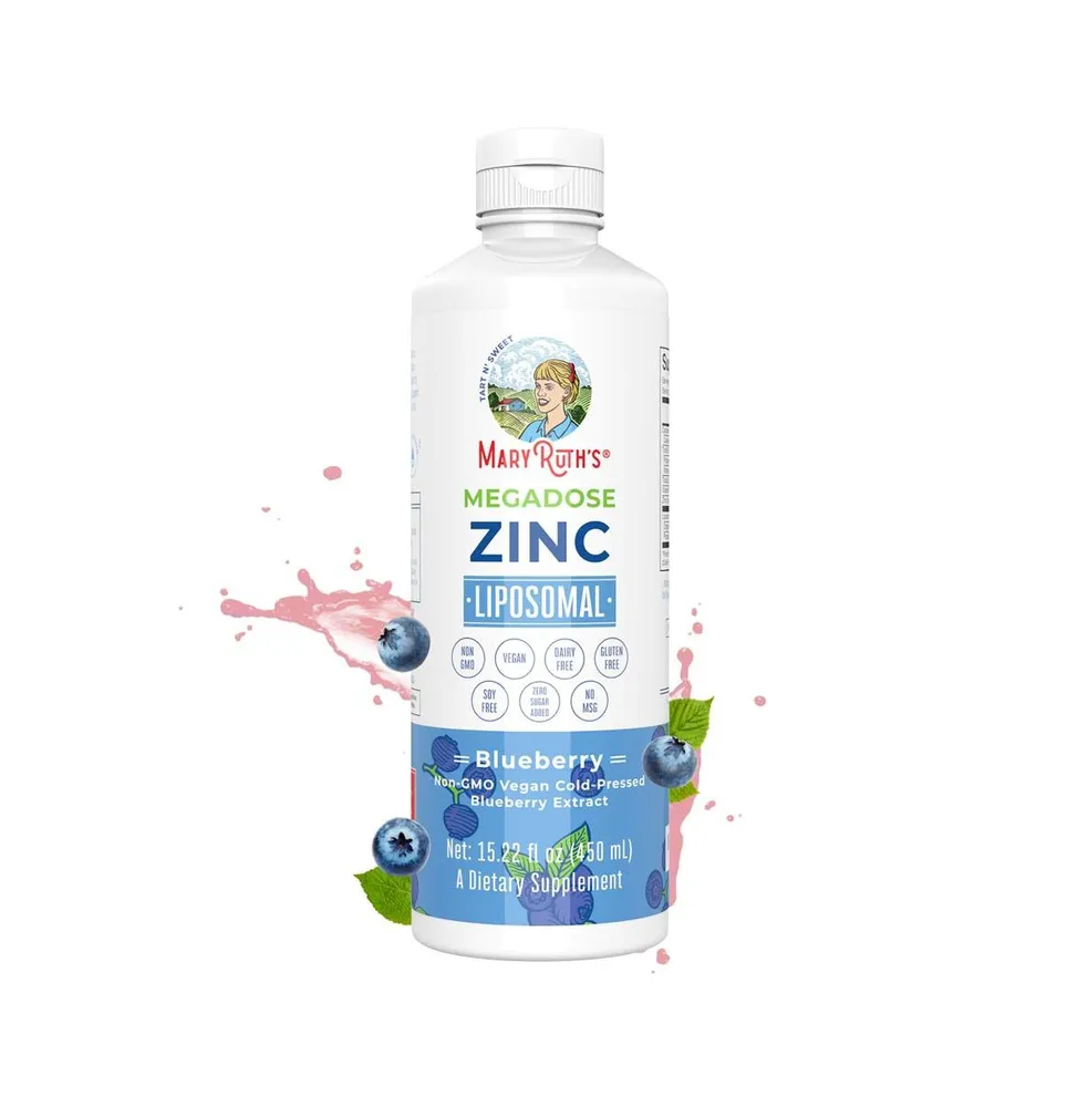 MaryRuth's Megadose Zinc Liposomal Blueberry