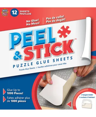 MasterPieces Puzzles MasterPieces Puzzle Glue Sheets - 12 Count with Hangers