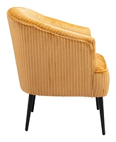 Zuo 31" Steel, Polyester Ranier Boho Chic Accent Chair