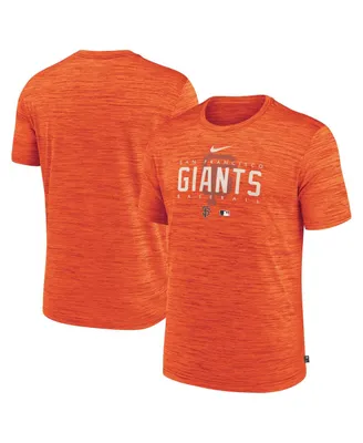 Men's Nike Orange San Francisco Giants Authentic Collection Velocity Performance Practice T-shirt