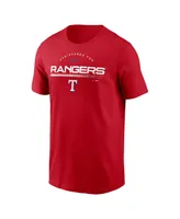 Men's Nike Red Texas Rangers Team Engineered Performance T-shirt