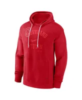 Men's Nike Red Cleveland Guardians Statement Ball Game Pullover Hoodie