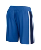 Men's Fanatics Blue Dallas Mavericks Referee Iconic Mesh Shorts