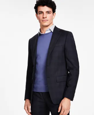 Calvin Klein Men's Slim-Fit Wool-Blend Stretch Suit Jacket