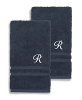 Linum Home Turkish Cotton Personalized Denzi Hand Towel Set