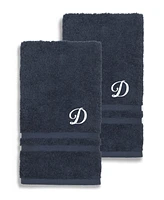 Linum Home Textiles Turkish Cotton Personalized 2 Piece Denzi Hand Towel Set