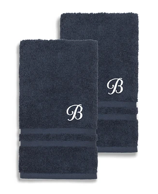 Linum Home Textiles Turkish Cotton Personalized 2 Piece Denzi Hand Towel Set