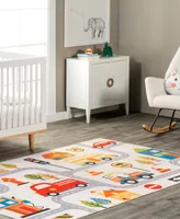 nuLoom Revel Carmina City Streets Washable Kids 3' x 5' Area Rug