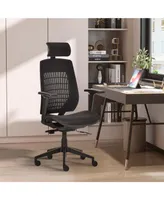 Vinsetto Ergonomic Office Chair with Adjustable Height and Headrest Support