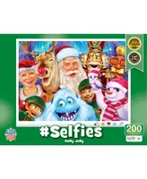 Masterpieces Selfies - Holly Jolly 200 Piece Jigsaw Puzzle for kids