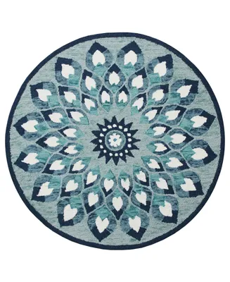 Lr Home Sweet SINUO54151 4' x 4' Round Area Rug