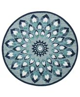 Lr Home Sweet SINUO54151 4' x 4' Round Area Rug