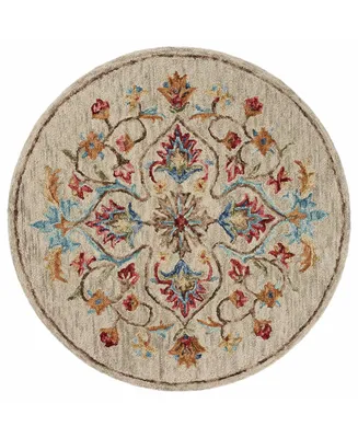 Lr Home Sweet SINUO54102 6' x 6' Round Area Rug